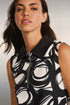 Shan Sofia Zipped Sleeveless Cropped Polo Top